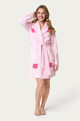 Pink Bathrobe Self Love club patches