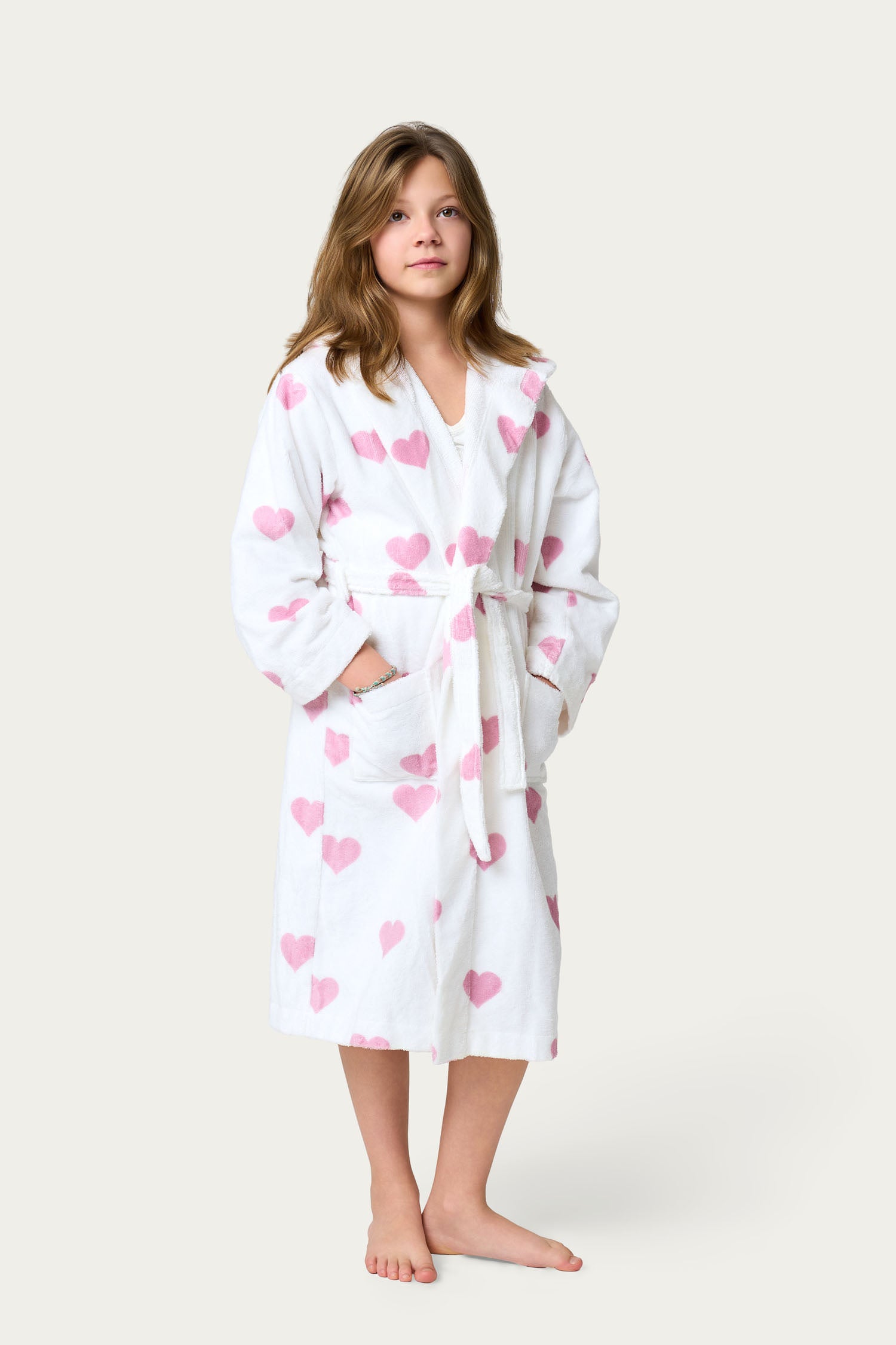 Lauren Hearts Kids Bathrobe