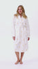 White bathrobe sunshine print